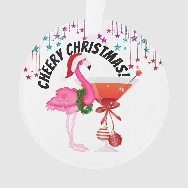 Cheery Christmas!  Ornament (Front)