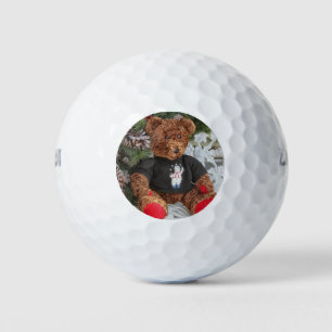 Cheery teddy golf balls