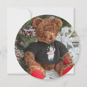 Cheery Teddy Invitation