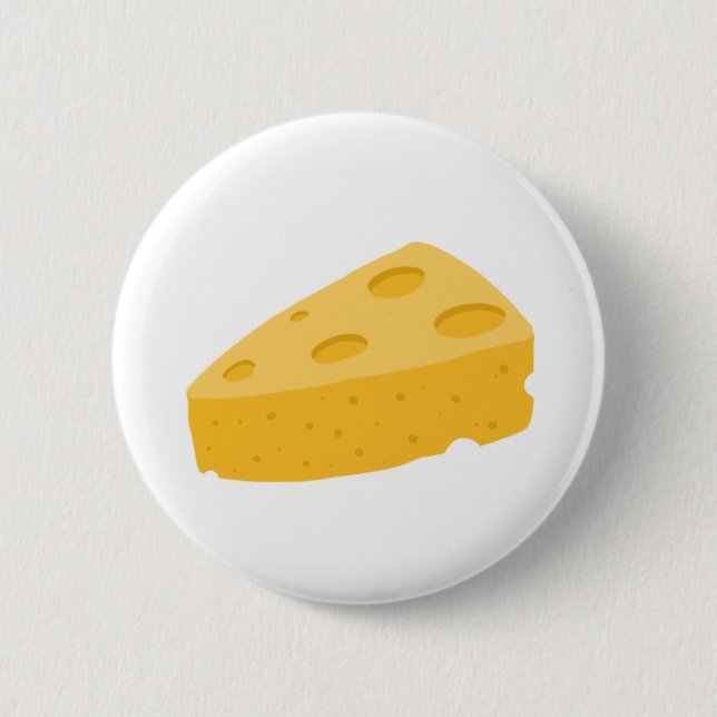 Cheese 6 Cm Round Badge (Front)