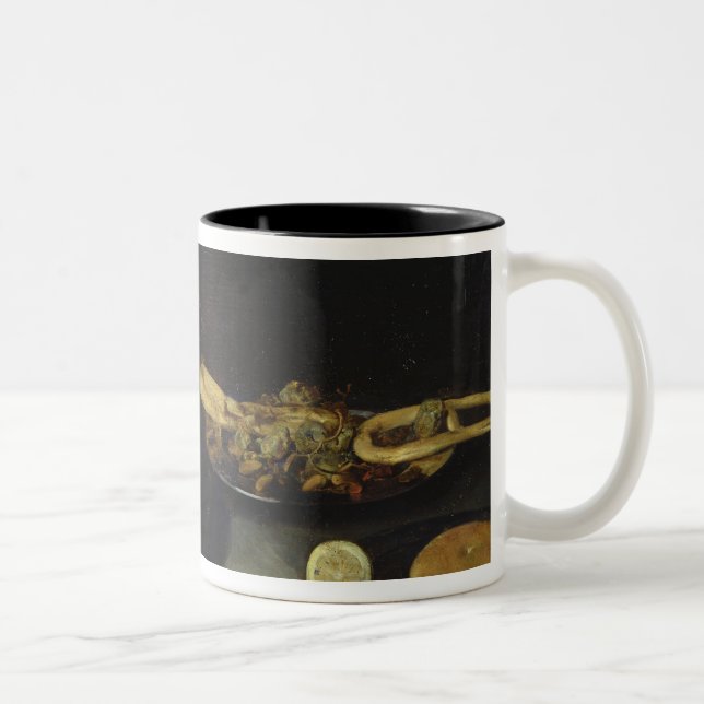 Cheese and Dry Dessert Two-Tone Coffee Mug (Right)