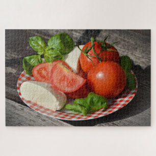 cheese and tomatoes puzzle