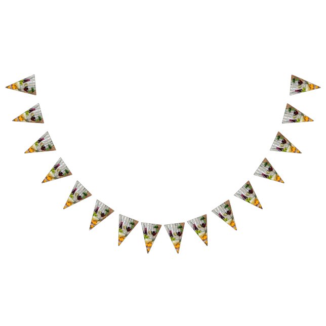 Cheese and wine bunting  (All)