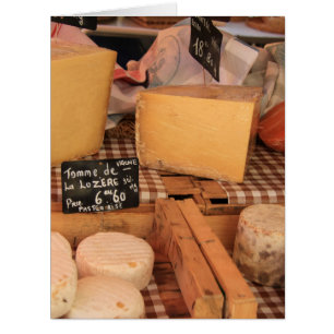 Cheese at a market