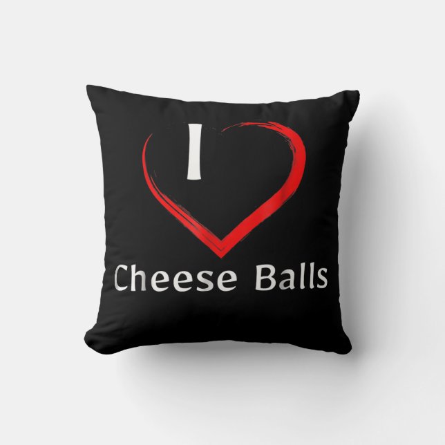 Cheese Balls Novelty Appetizers Cushion (Front)