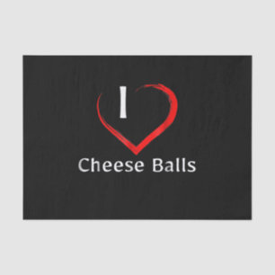 Cheese Balls Novelty Appetizers Tissue Paper