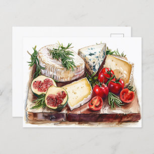 Cheese board, Postcrossing Postcard