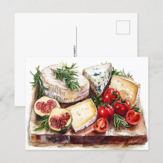 Cheese board, Postcrossing Postcard