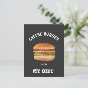 Cheese Burger is On My Diet cards