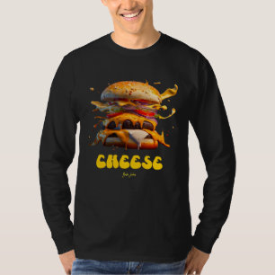 Cheese Burger Patty Meat Bread T-Shirt