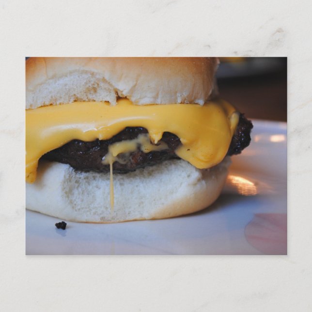 Cheese Burger Post Card (Front)