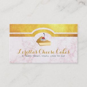Cheese Cake Business Cards