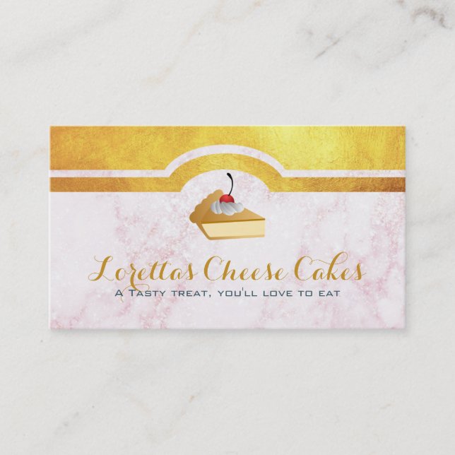 Cheese Cake Business Cards (Front)