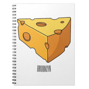 Cheese cartoon illustration notebook