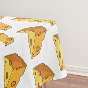 Cheese cartoon illustration tablecloth