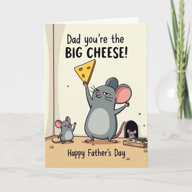 Cheese Champ Fathers Day Card (Front)
