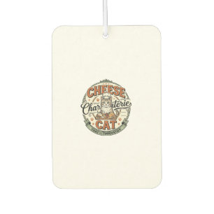 Cheese Charcuterie Cat Cheese Charcuterie Cat Vint Car Air Freshener