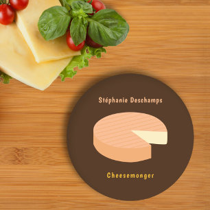 Cheese classic round sticker
