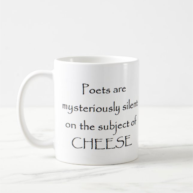 cheese coffee mug (Left)