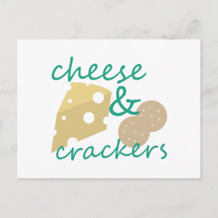 Cheese & Crackers Postcard