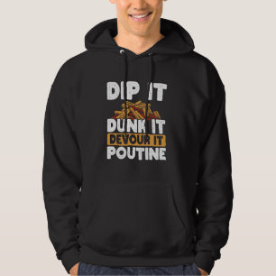 Cheese Curds French Fries Quebec Poutine Indulgent Hoodie