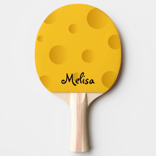 Cheese design ping pong paddle for table tennis (Front)