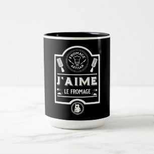 Cheese Eaters Two-Tone Coffee Mug