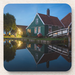 Cheese farm house at twilight in Holland Coaster