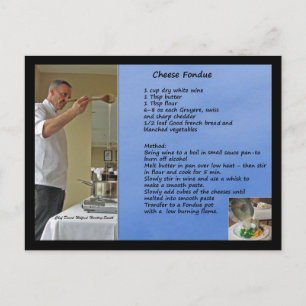 Cheese Fondue Recipe Fondue Postcard