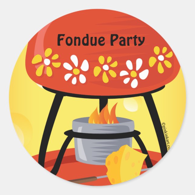 Cheese Fondue Sticker (Front)