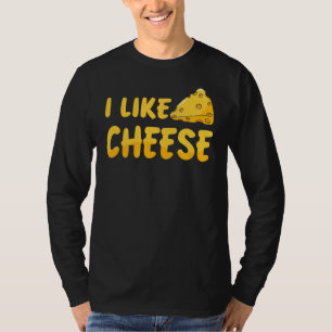 Cheese Foodie Milk Food Dairy Flavour Humour Lik T-Shirt