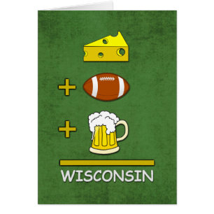 Cheese Football Beer Wisconsin