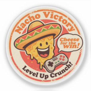 Cheese for the Win Funny Gamer Nacho