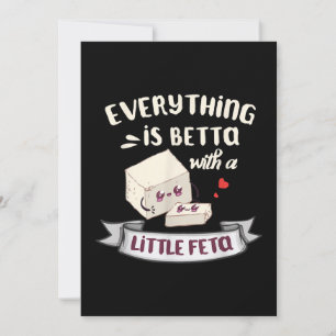 Cheese From Greece  -  Feta Enthusiasts Holiday Card