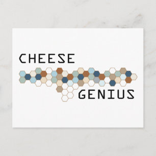 Cheese Genius Postcard