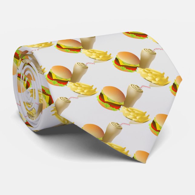 Cheese Hamburger and crips Tie (Rolled)