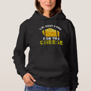 Cheese  I wonder If Cheese Thinks About Me Too Hoodie