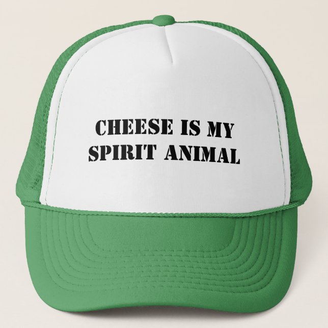 Cheese is my Spirit Animal Trucker Hat (Front)