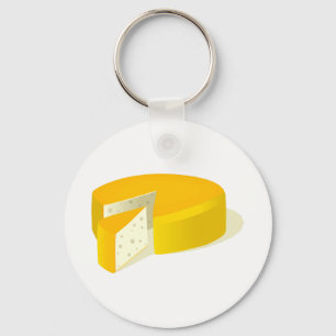 Cheese Key Ring
