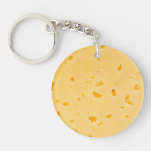Cheese Key Ring