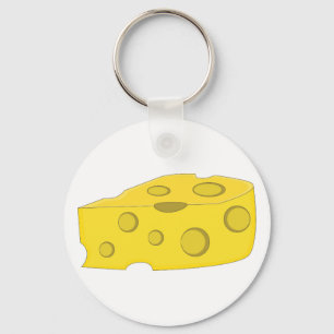 Cheese Key Ring