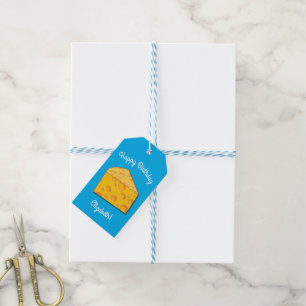 Cheese Kids Birthday Party Gift Tags