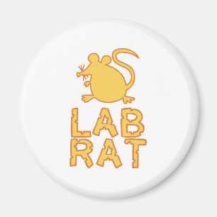 Cheese Lab Rat Magnet