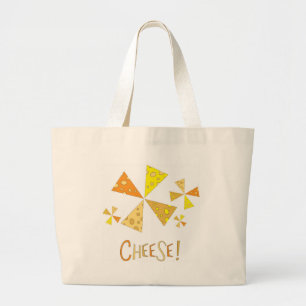 Cheese! Large Tote Bag