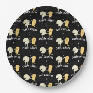 Cheese Lovers And Connoisseur  Paper Plate