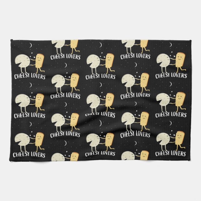 Cheese Lovers And Connoisseur  Tea Towel (Horizontal)