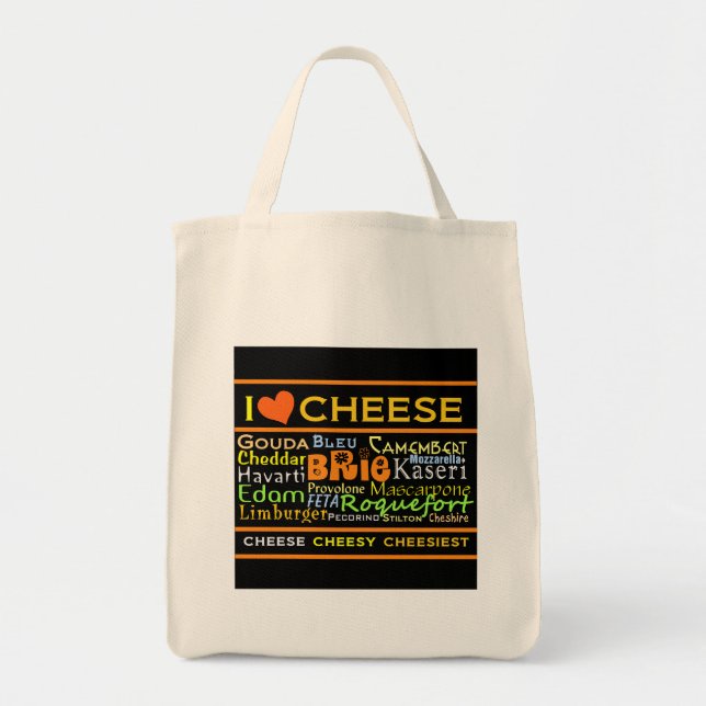 Cheese Lovers Tote Bag (Front)