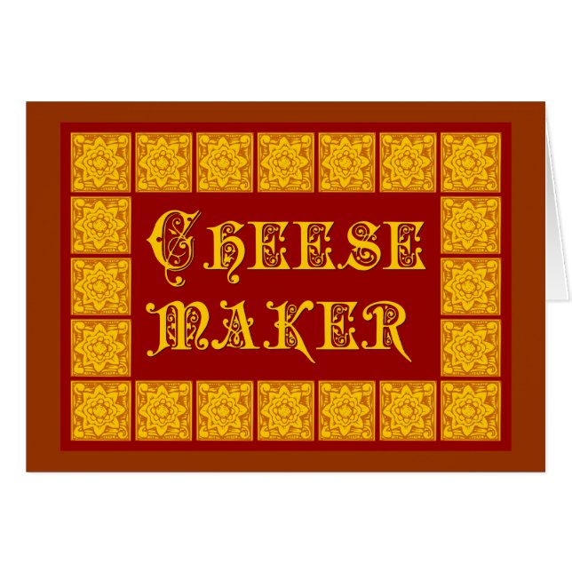 Cheese Maker Vintage Kitchen Art (Front Horizontal)