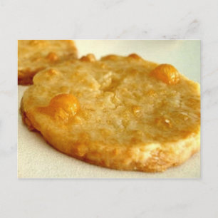 Cheese Pennies Recipe Postcard