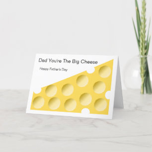 Cheese Personalised Father's Day Card